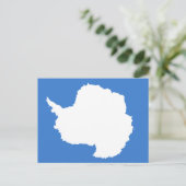 Antarctica Flag Briefkaart (Staand voorkant)
