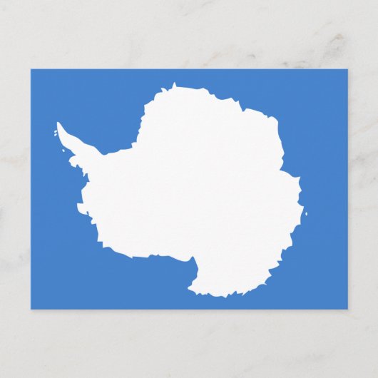 Antarctica Flag Briefkaart (Voorkant)