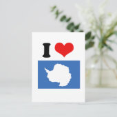 Antarctica Flag Briefkaart (Staand voorkant)