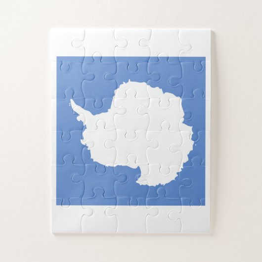 Antarctica Flag Emblem Legpuzzel (Verticaal)
