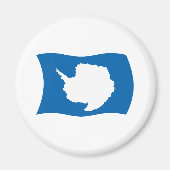 Antarctica Flag Magnet (Voorkant)
