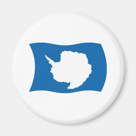 Antarctica Flag Magnet (Voorkant)