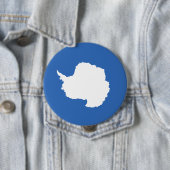 Antarctica Flag Ronde Button 4,0 Cm (In situ)