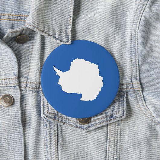 Antarctica Flag Ronde Button 4,0 Cm (In situ)