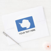 Antarctica Flag Ronde Sticker (Envelop)