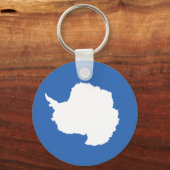 Antarctica Flag Sleutelhanger (Voorkant)