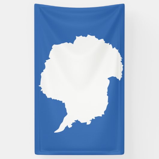 Antarctica Flag Spandoek (Verticaal)