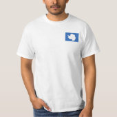 Antarctica Flag T-shirt (Voorkant)