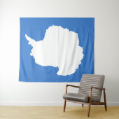 Antarctica Flag Wandkleed (In Situ (horizontaal))