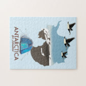 Antarctica For Adventure Travel poster map. Legpuzzel (Horizontaal)