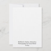 Antarctica - Gepersonaliseerde schrijfbenodigdhede Bedankkaart (Achterkant)