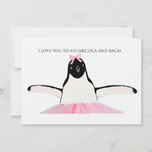 Antarctica - Gepersonaliseerde schrijfbenodigdhede Bedankkaart