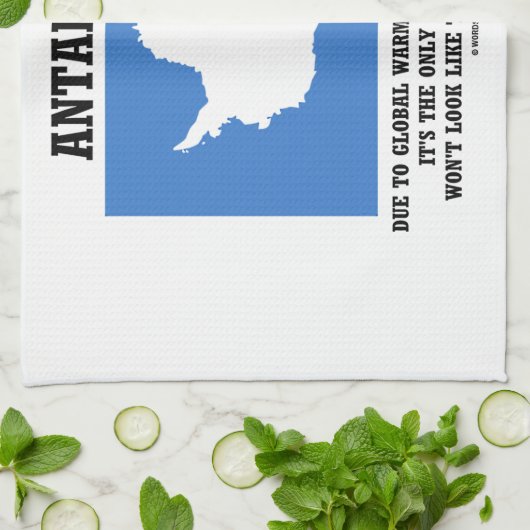 Antarctica Global Warming Climate Change Continent Theedoek (Gevouwen)