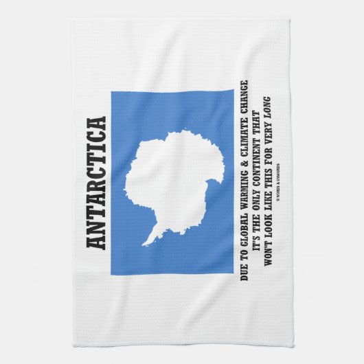Antarctica Global Warming Climate Change Continent Theedoek (Verticaal)