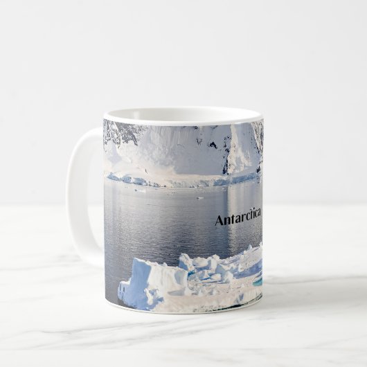 Antarctica ijsberg koffiemok (Voorkant links)