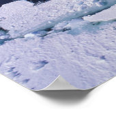 Antarctica, Ijsstroming. Poster (Hoek)