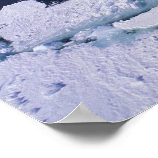 Antarctica, ijsstroom. poster (Hoek)