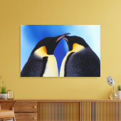Antarctica, keizerspinguïns canvas afdruk (Insitu (Woonkamer))
