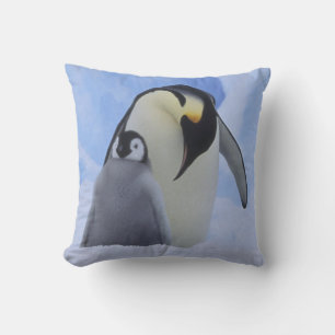 Antarctica. Keizerspinguïns en jong Kussen