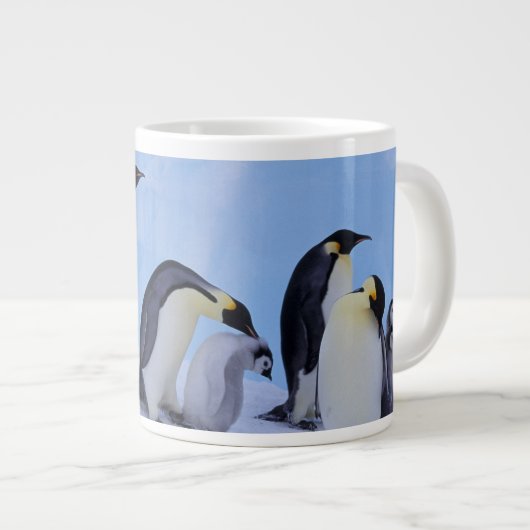 Antarctica, keizerspinguïns grote koffiekop (Voorkant rechts)