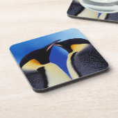 Antarctica, keizerspinguïns onderzetter (Linkerzijde)