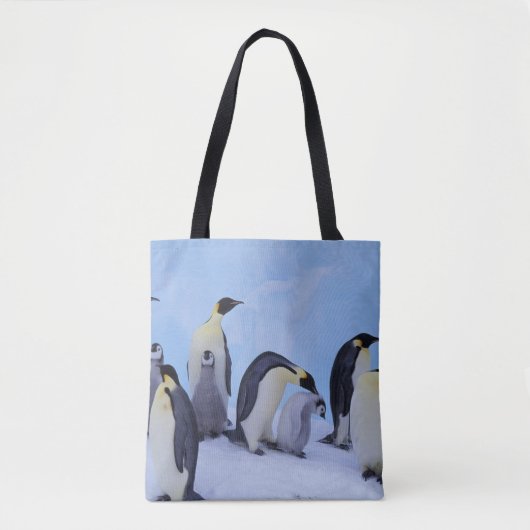 Antarctica, keizerspinguïns tote bag (Voorkant)