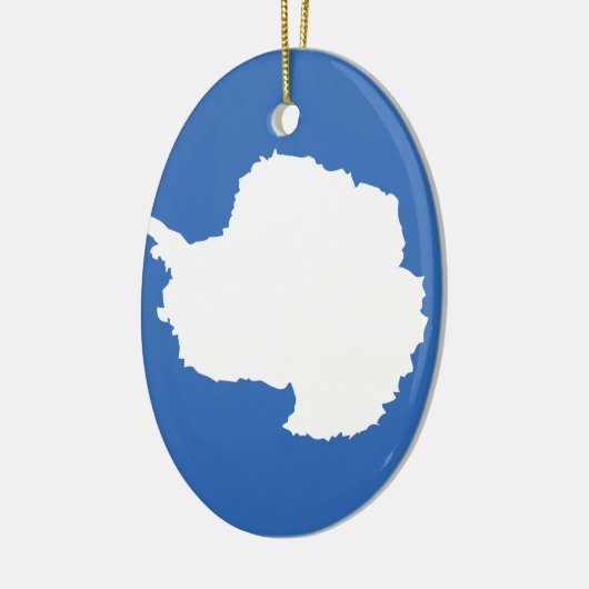 Antarctica Keramisch Ornament (Links)