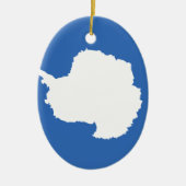 Antarctica Keramisch Ornament (Voorkant)