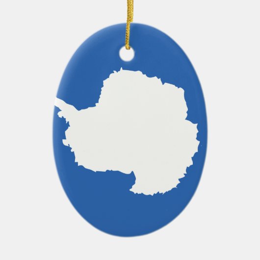 Antarctica Keramisch Ornament (Voorkant)