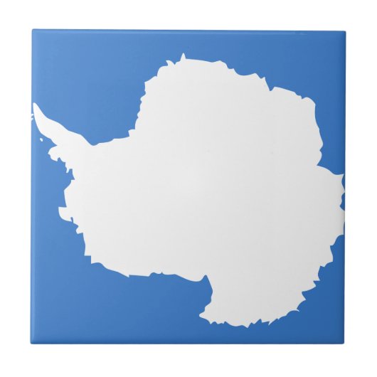 Antarctica keramische tegel tegeltje (Voorkant)