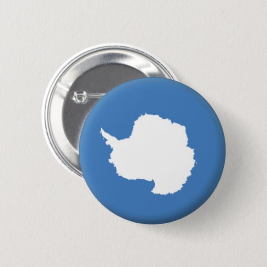 ANTARCTICA LAND PIN BACK BADGE RONDE BUTTON 5,7 CM (Voorkant /achterkant)