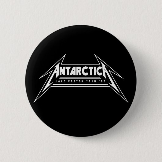 Antarctica – Meer Vostok Tour '82 Ronde Button 5,7 Cm (Voorkant)