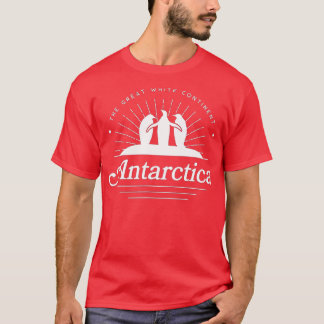 Antarctica met pinguïns t-shirt