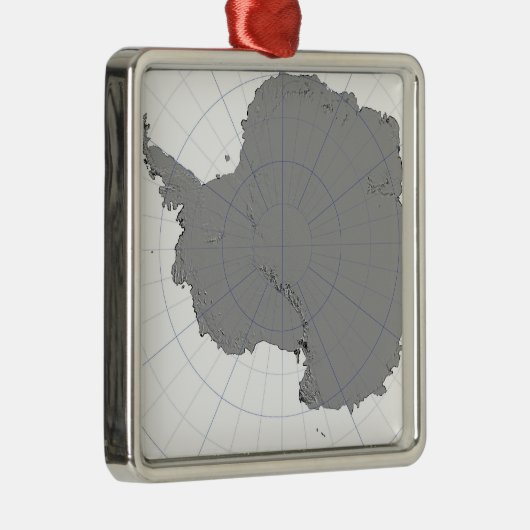 Antarctica Metalen Ornament (Rechts)