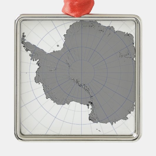 Antarctica Metalen Ornament (Voorkant)