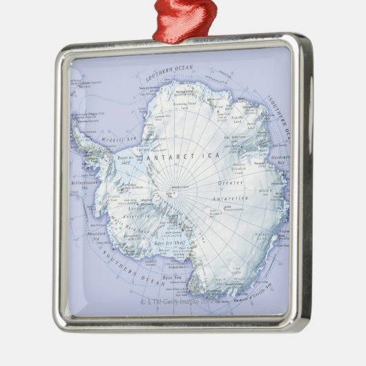 Antarctica Metalen Ornament (Links)