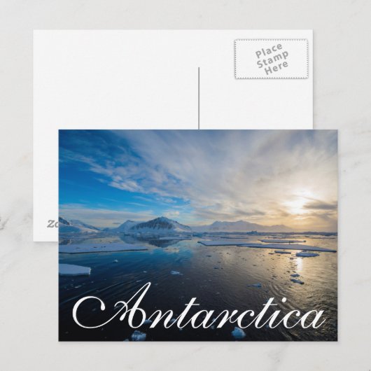 Antarctica. nabij Adelaide Island. De Golf 2 Briefkaart (Voorkant / Achterkant)