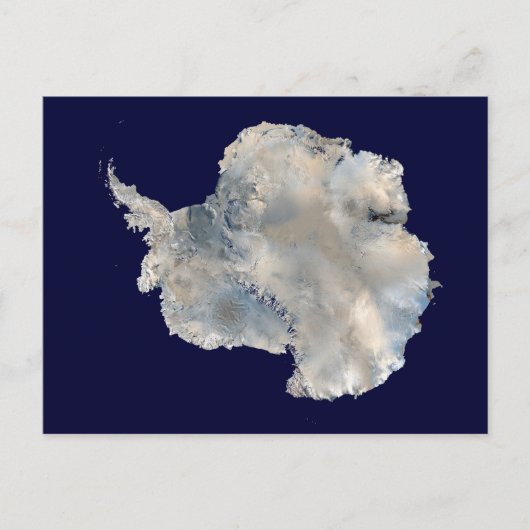 Antarctica (NASA Blue Marble Imagery) Briefkaart (Voorkant)