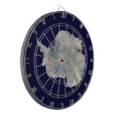 Antarctica (NASA Blue Marble Imagery) Dartbord (Voorkant Links)