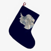 Antarctica (NASA Blue Marble Imagery) Grote Kerstsok (Voorkant (Hangend))