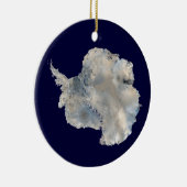 Antarctica (NASA Blue Marble Imagery) Keramisch Ornament (Rechts)