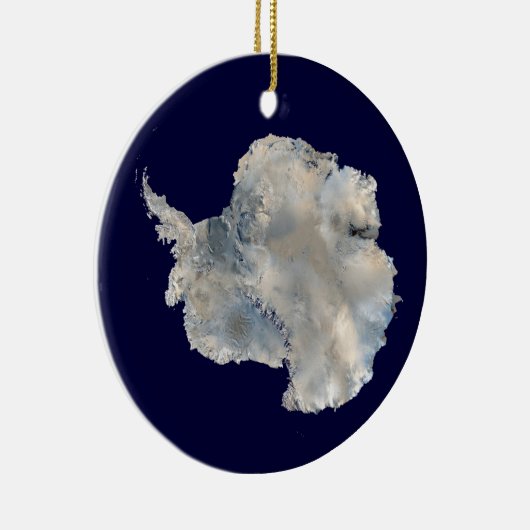 Antarctica (NASA Blue Marble Imagery) Keramisch Ornament (Rechts)