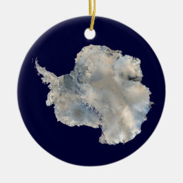 Antarctica (NASA Blue Marble Imagery) Keramisch Ornament