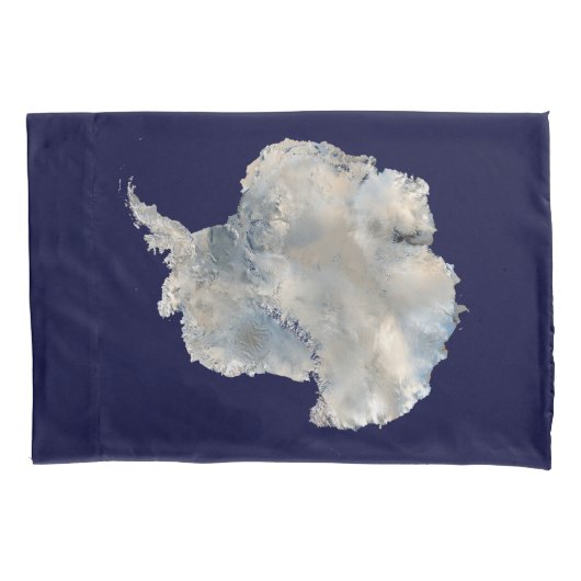Antarctica (NASA Blue Marble Imagery) Kussensloop (Voorkant)