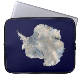 Antarctica (NASA Blue Marble Imagery) Laptop Sleeve