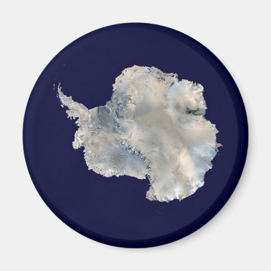 Antarctica (NASA Blue Marble Imagery) Magneet (Voorkant)
