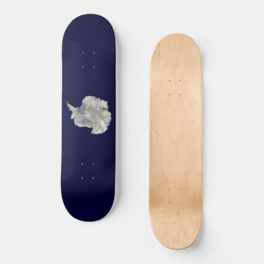 Antarctica (NASA Blue Marble Imagery) Persoonlijk Skateboard (Voorkant)