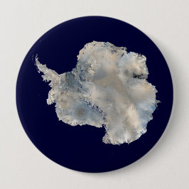 Antarctica (NASA Blue Marble Imagery) Ronde Button 4,0 Cm