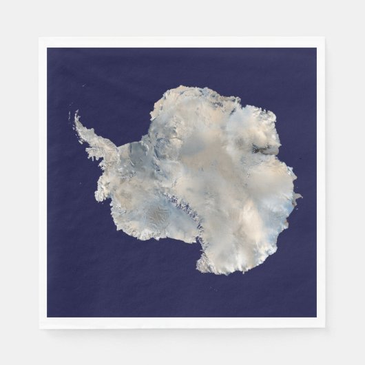 Antarctica (NASA Blue Marble Imagery) Servet (Voorkant)