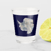 Antarctica (NASA Blue Marble Imagery) Shot Glas (Voorkant)